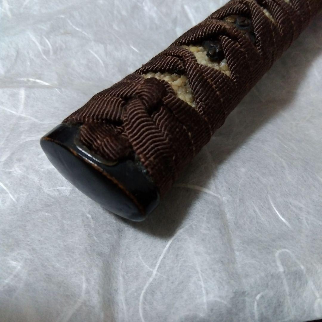 【再値下げ】武具　柄前　長さ21.5cm　刀、長脇差用　縁頭、目貫１作物　花鳥図