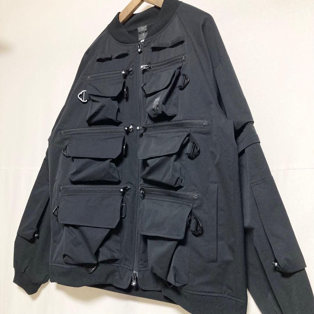 オーバーサイズ！south2 west8 マルチポケットジップ2ウェイジャケット