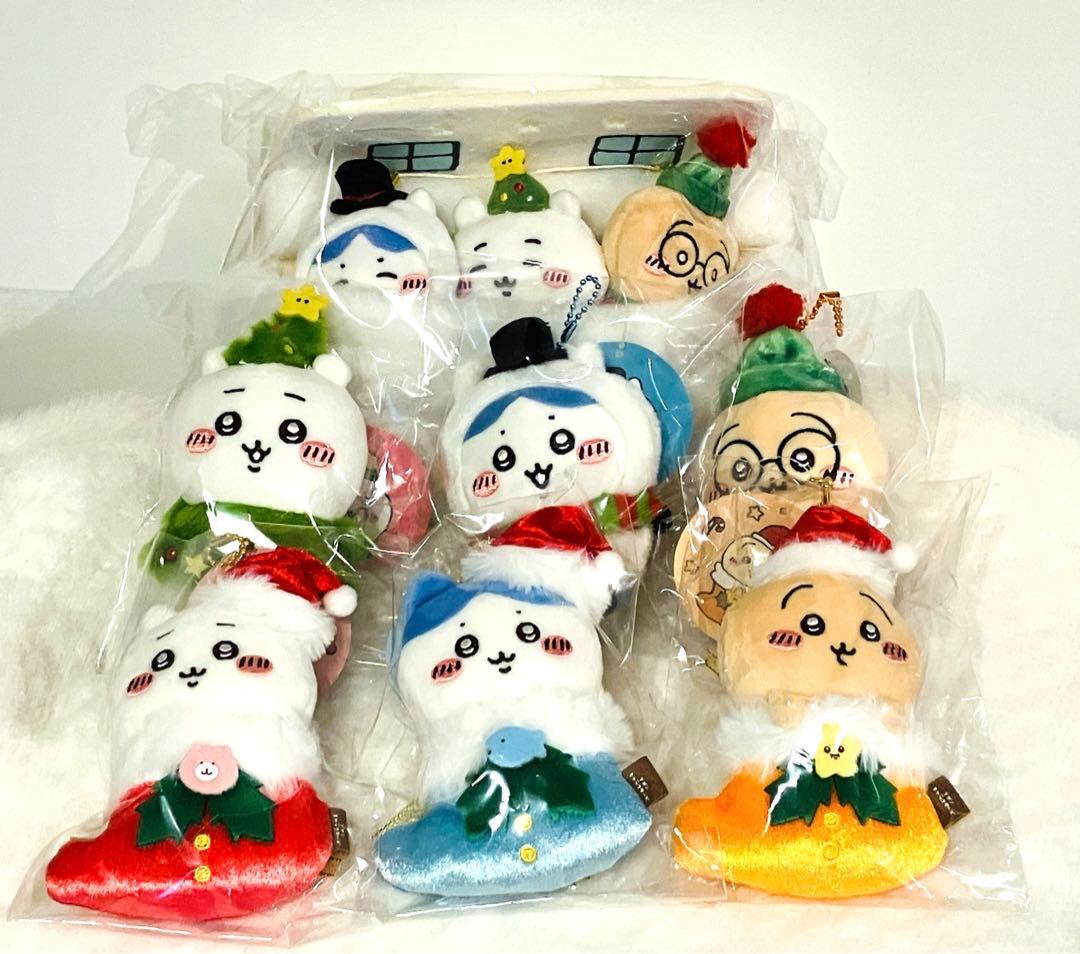 【ハッピーホリデー★オーナメント】ちいかわ　クリスマス マスコット　7点セット