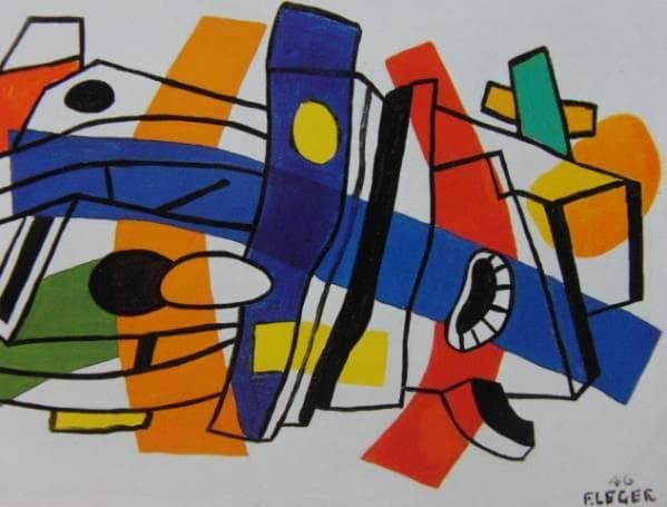 フェルナン・レジェ、「COMPOSITION MURALE」、海外版超希少レゾネ