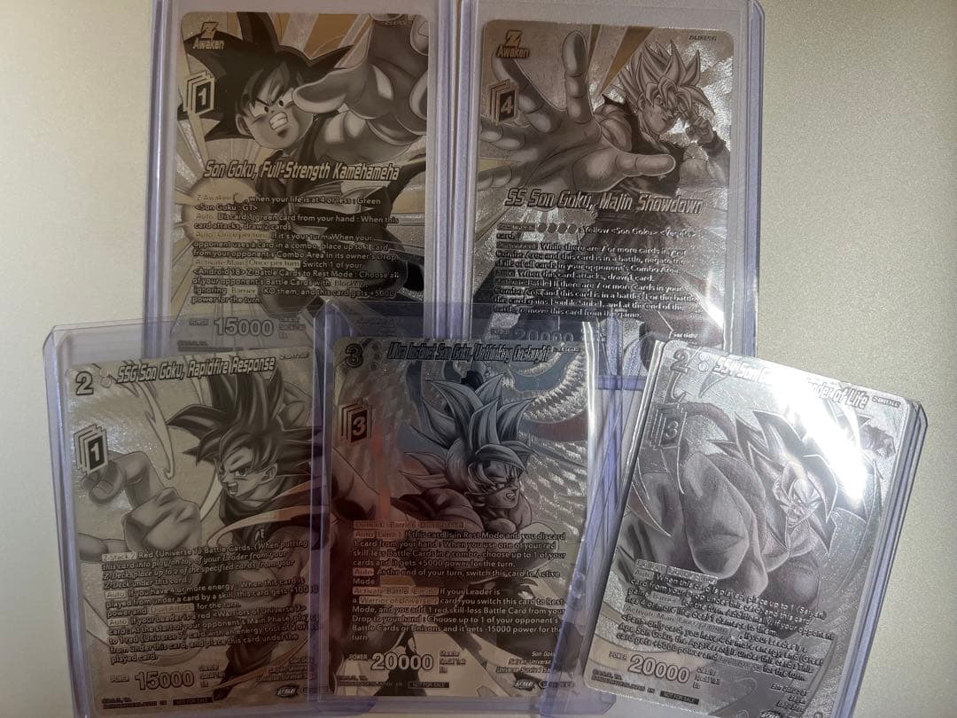 【希少】ドラゴンボールカードゲーム　孫悟空　プロモ非売品　箔押しテキスト　英語