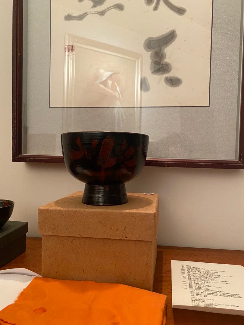 クリスマスセール　12月末まで　角偉三郎　練金文合鹿椀　最高傑作品