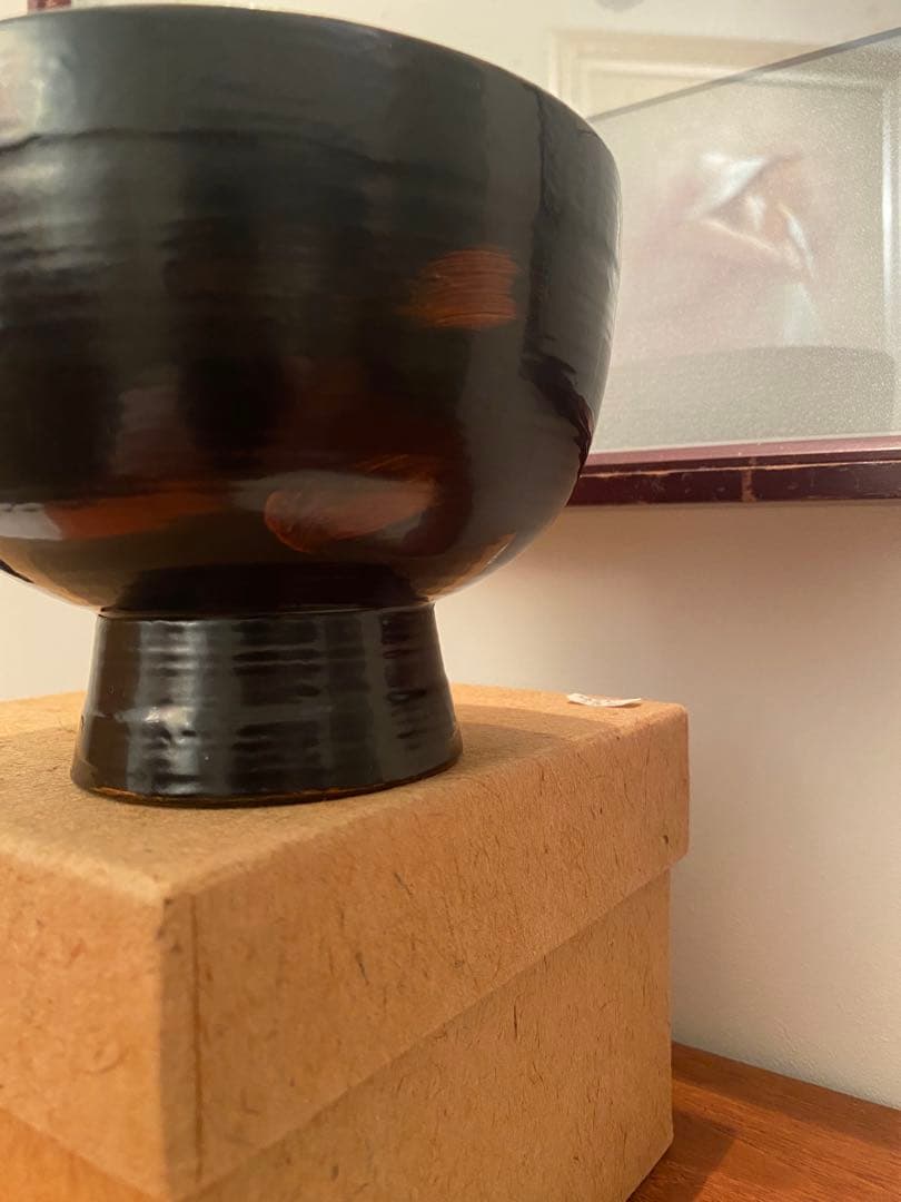 クリスマスセール　12月末まで　角偉三郎　練金文合鹿椀　最高傑作品