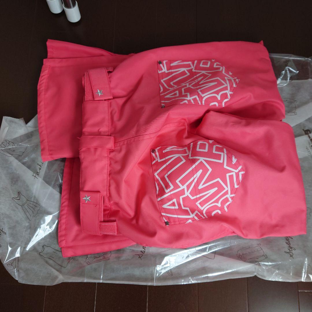 スノーボード　スノボ　スキー　ウェア　パステル　ピンク　花