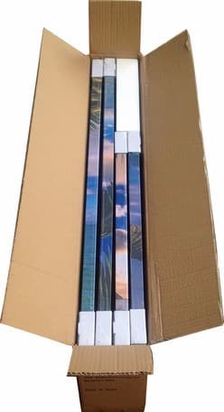 写真キャンバスアート  ハワイ ラニカイ　(4枚セット)