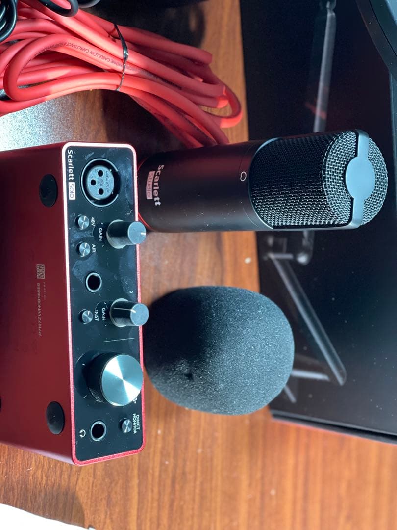 Focusrite Scarlett オーディオインターフェイスセット