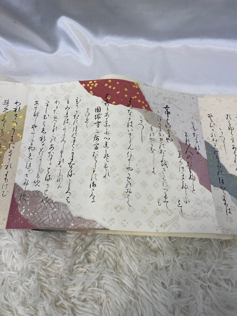 掛軸 巻物 馬場汀舟作 藤原公任「 石山切伊勢集 」912