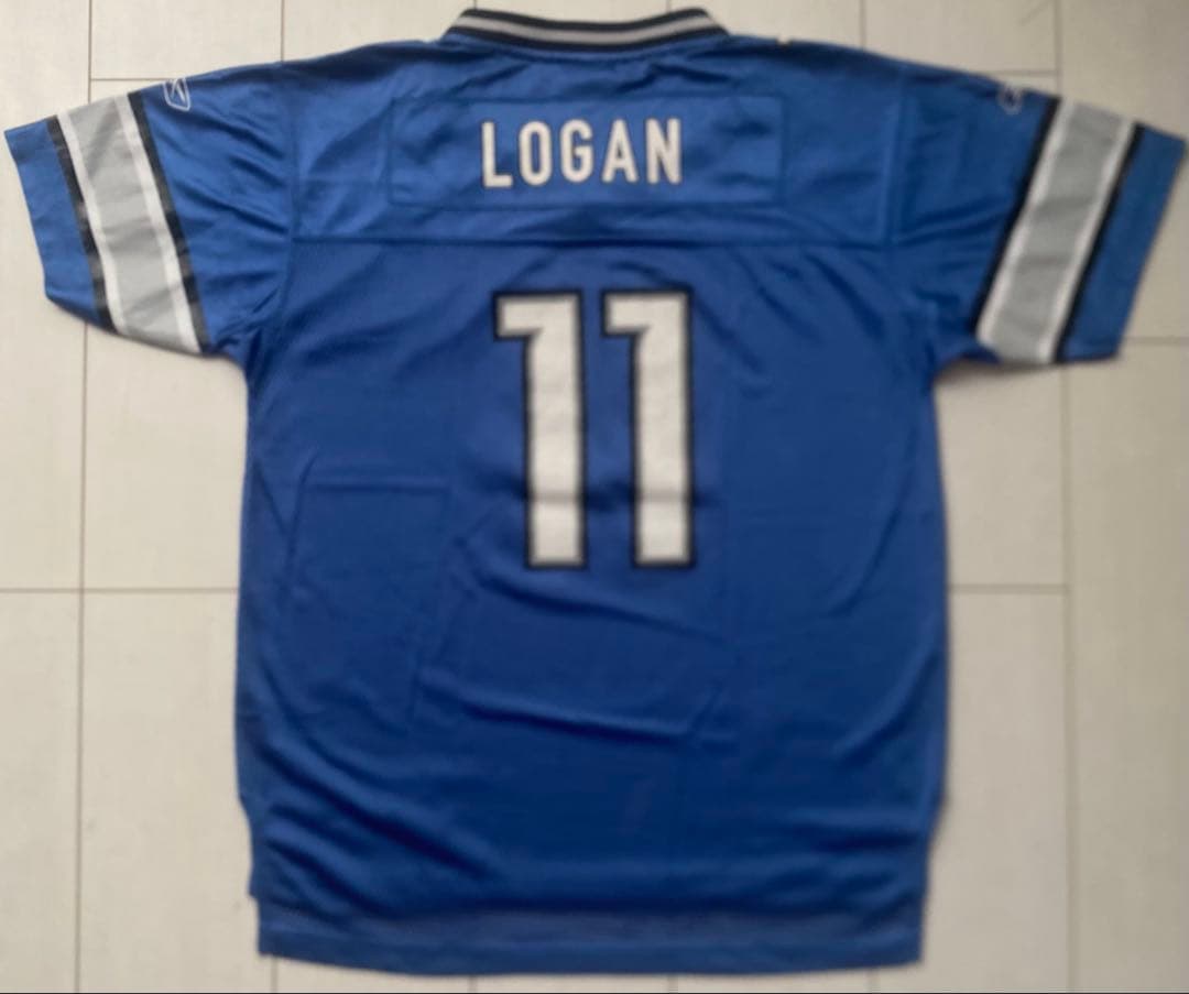 美品 NFL LIONS ユニフォーム jersey ゲーム シャツ XL 11