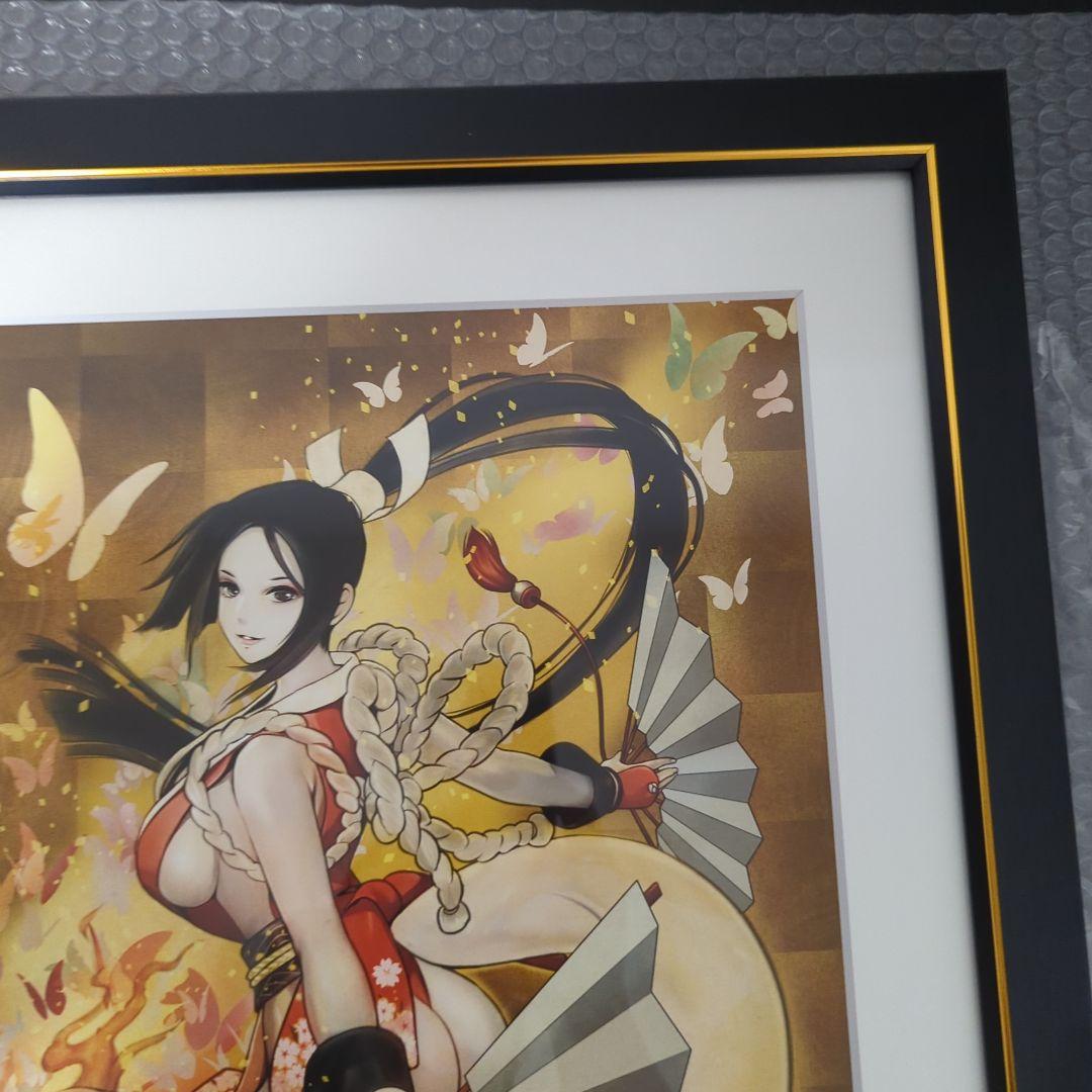 【希少・美品】不知火舞 A3複製原画 KOF XV　SNKオフィシャルプロダクト