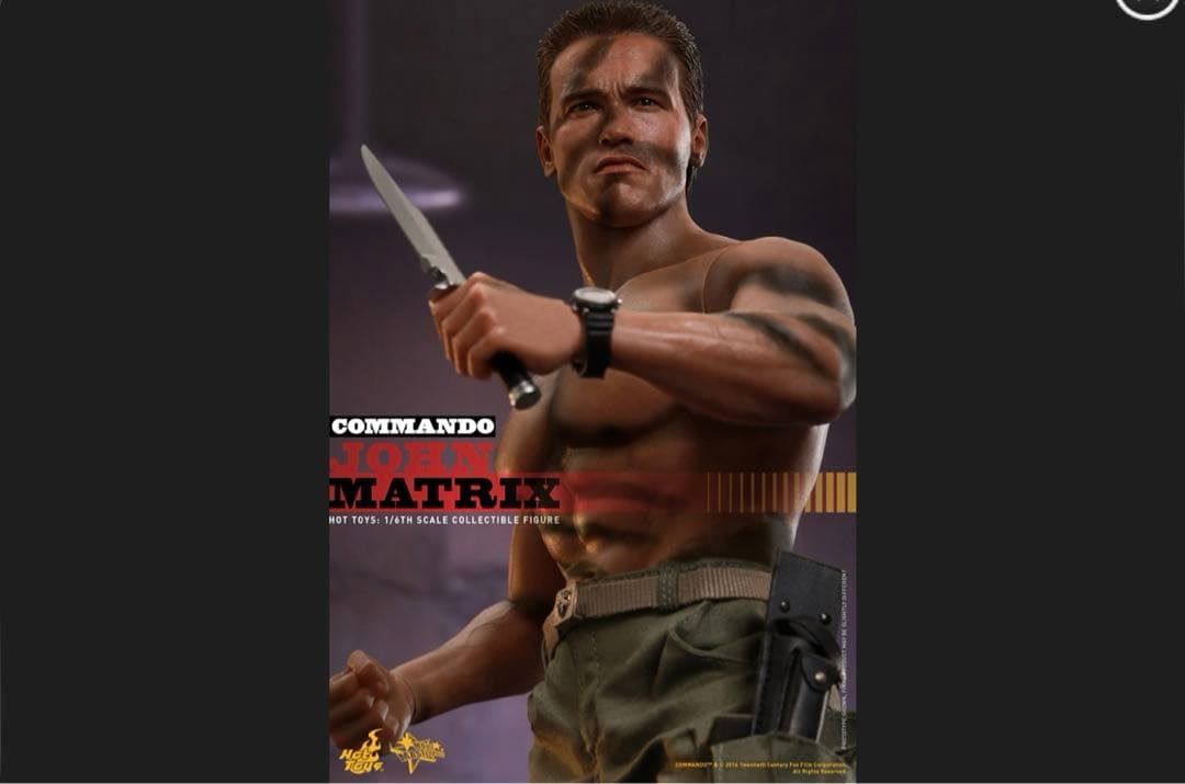 激レア新品　コマンドー　COMMANDO 映画　フィギュア1／6 新品、未開封