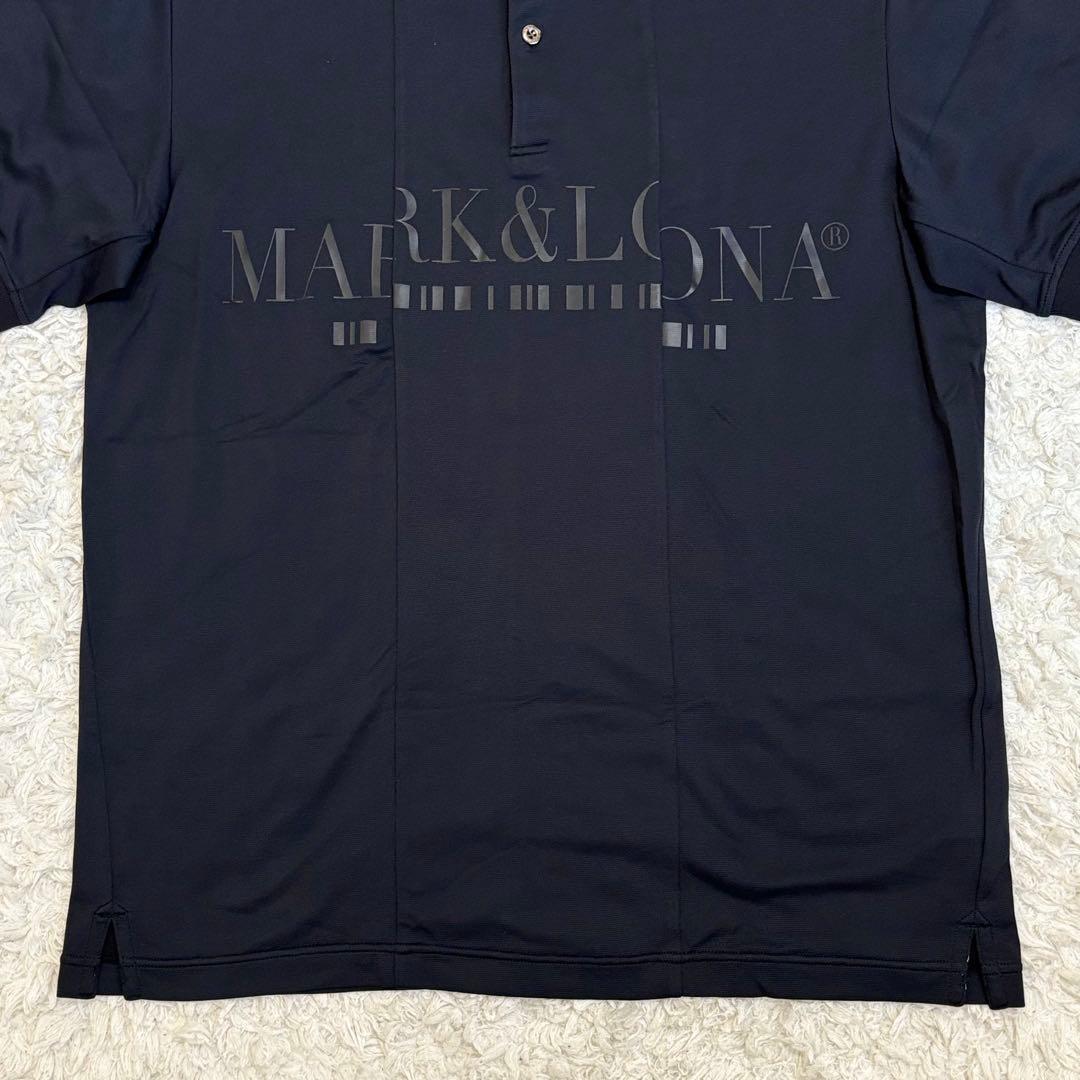 ＊極美品✨ポロシャツ 50(XL) コード 三角ロゴ マークアンドロナ メッシュ