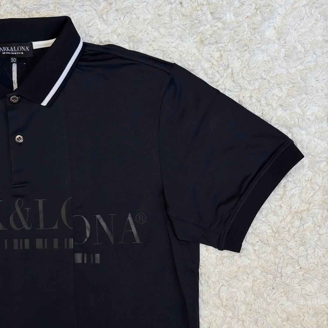 ＊極美品✨ポロシャツ 50(XL) コード 三角ロゴ マークアンドロナ メッシュ