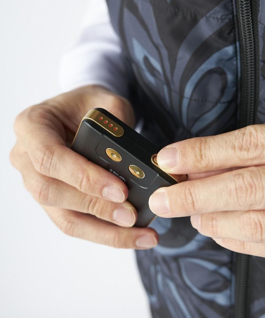 ★ラウドマウス★HOTOPIA中綿電熱ベスト★L★Shagadelic Gray