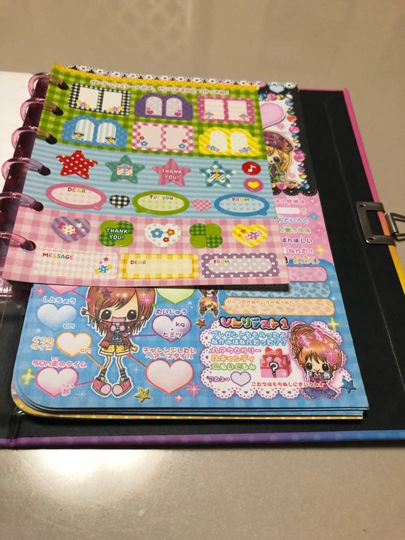 カミオジャパン　鍵付き　プロフィール帳　平成レトロ　激レア