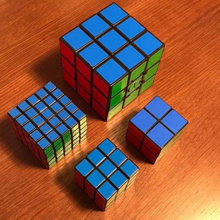 ルービックキューブ 4種類 まとめ売り クリスマスプレゼント 昭和レトロ