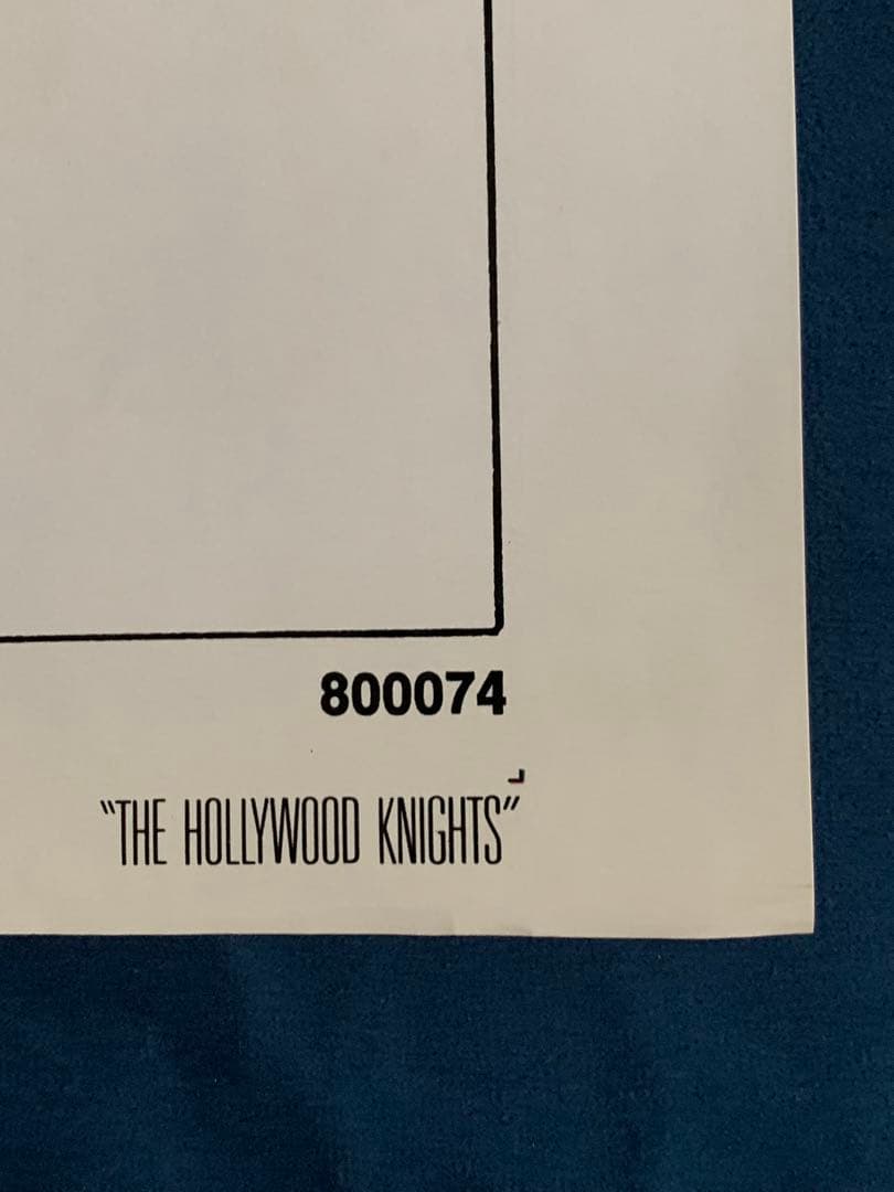 THE HOLLYWOOD KNIGHTS USオリジナル映画ポスター