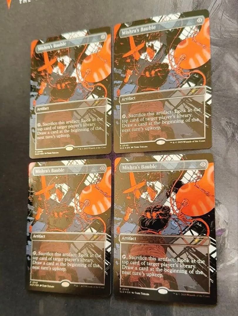 【SLD Raised Foil】ミシュラのガラクタ　英語　4枚セット