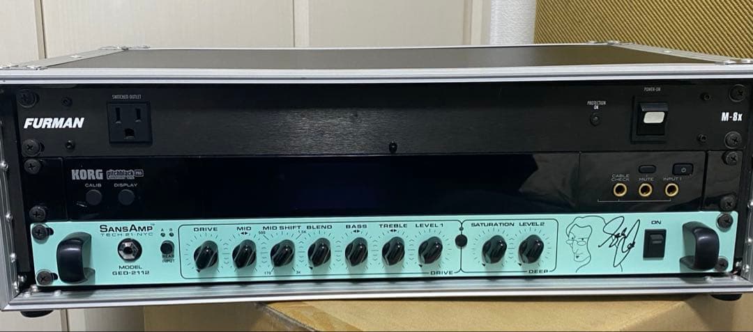 Tech21 Sansamp GED-2112 furman+KORGチューナー