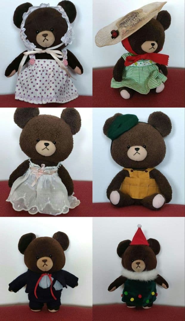 初代　激レア　くまのがっこう　くまのジャッキー　 ぬいぐるみと衣装セット