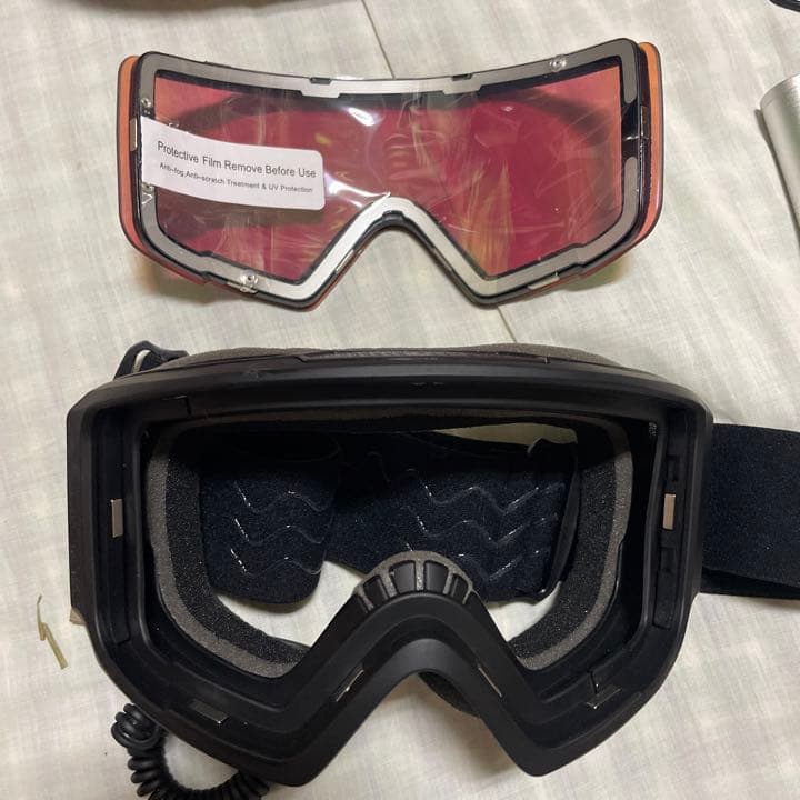 新品Hubo sport 電熱ゴーグル バッテリーUSBで携帯用のものを接続可能