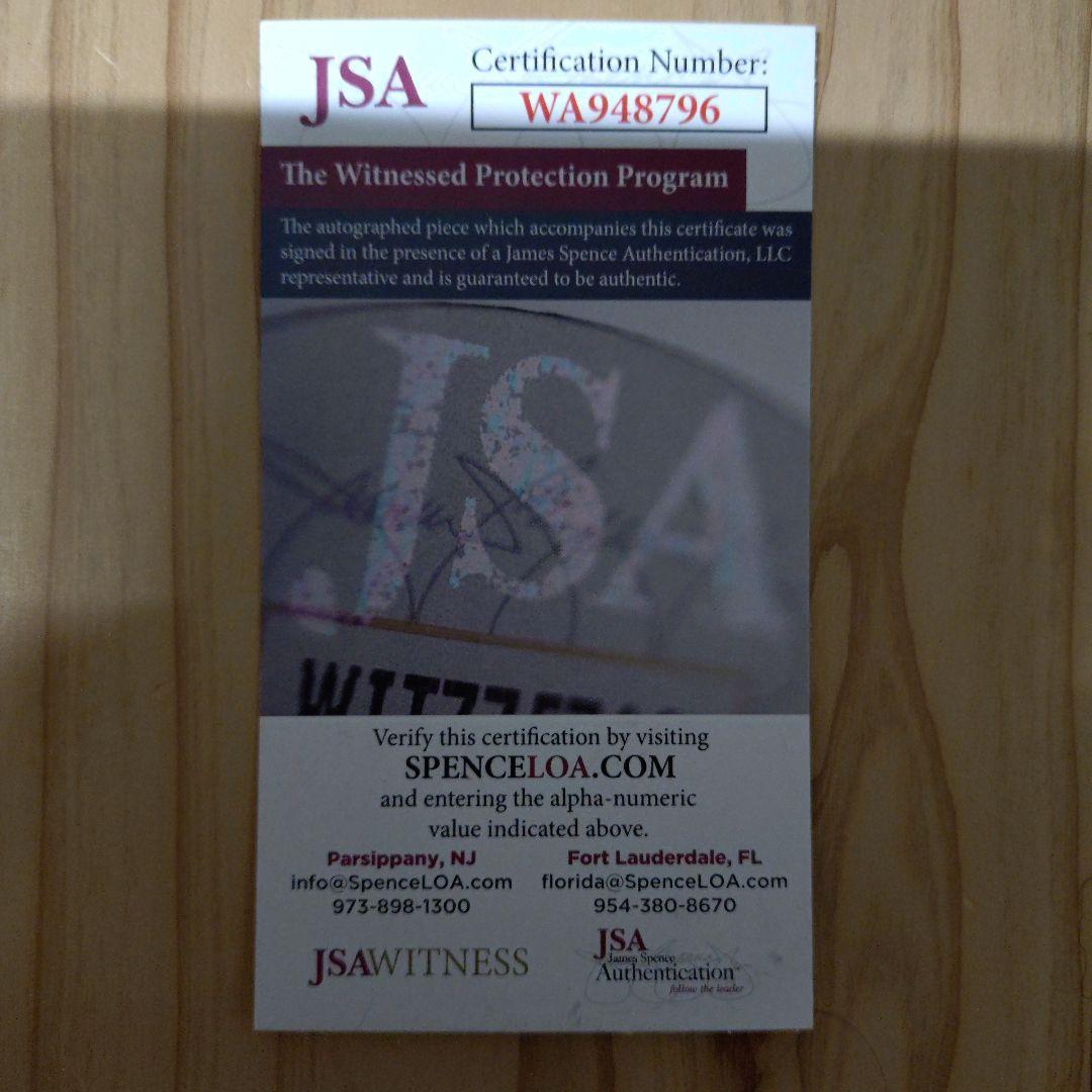 Pete crow armstrong 直筆サインボール JSA認証付き PCA