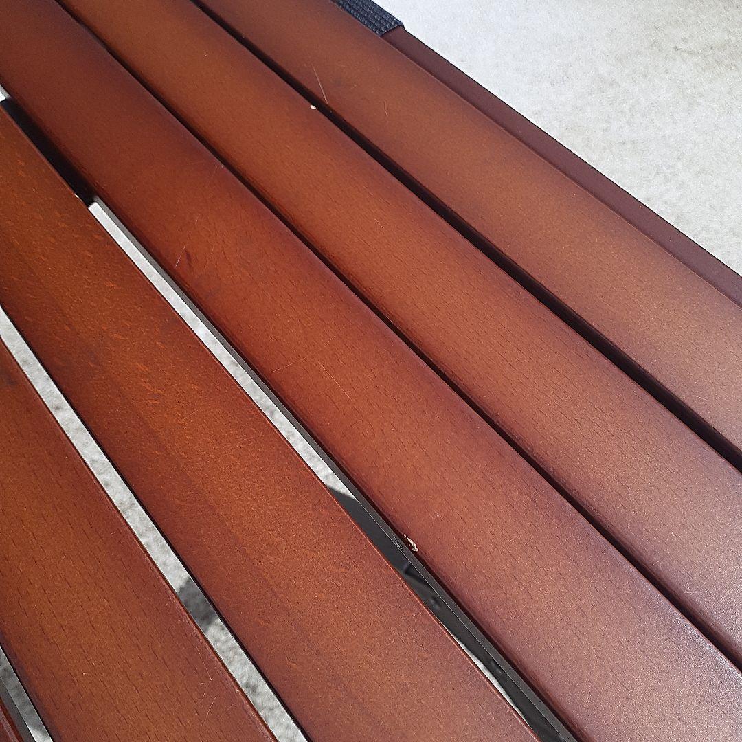 FIELDOOR ウッドロールトップテーブル 120cm×70cm×45cm