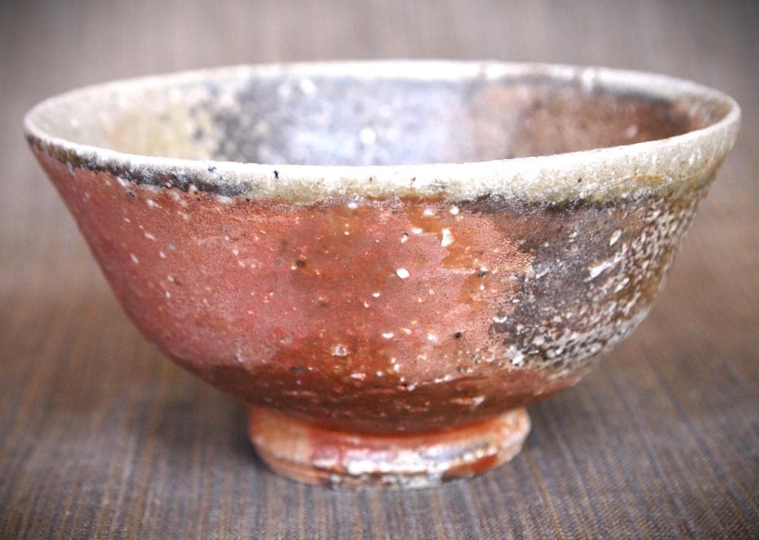 人気作家★デレックラーセン★茶碗★穴窯