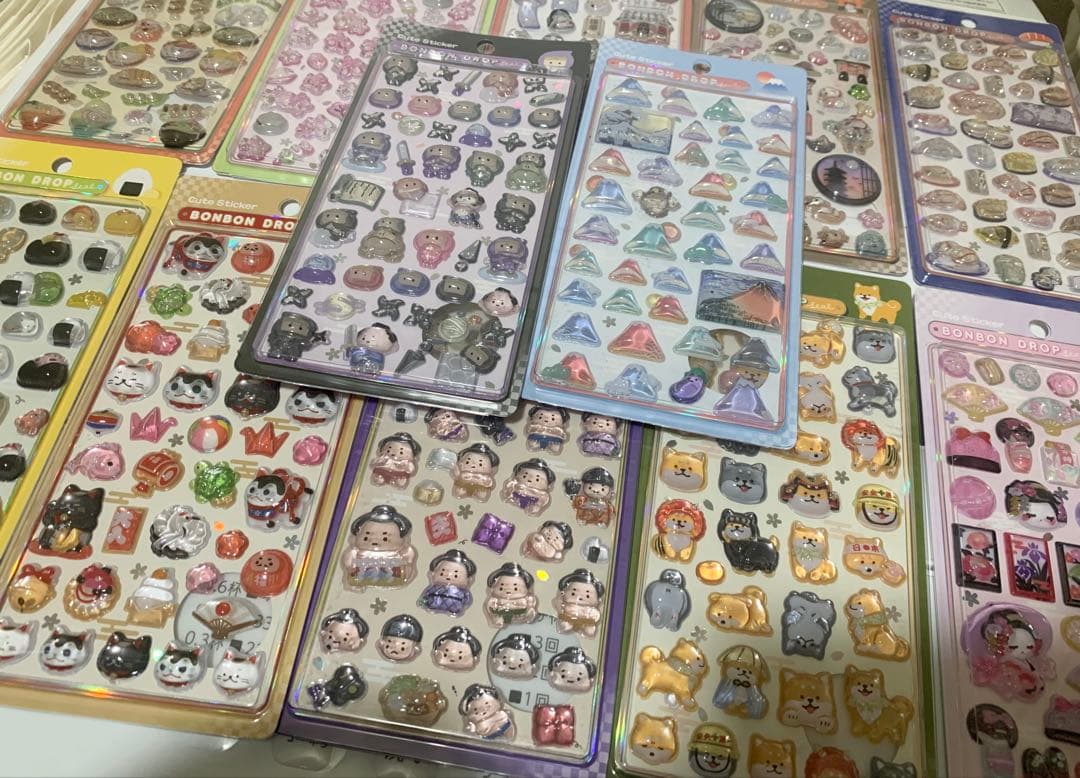 ボンボンドロップシール 和柄 12種コンプリートセット