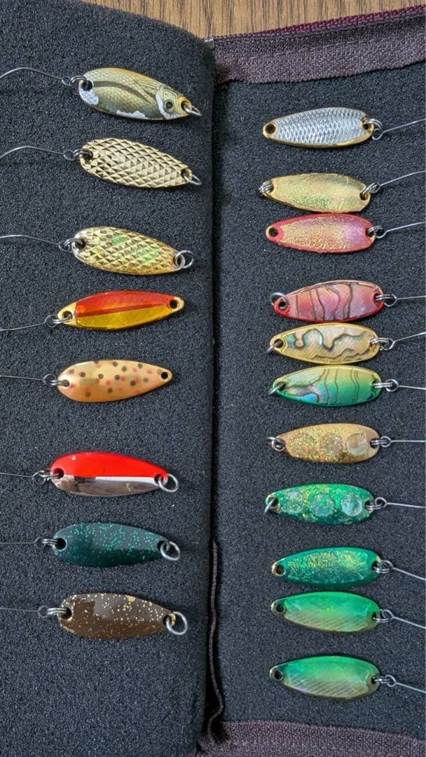 メーカーはCoatac、NaCなど色々 管理釣り場用スプーン1.5ｇ〜3ｇ