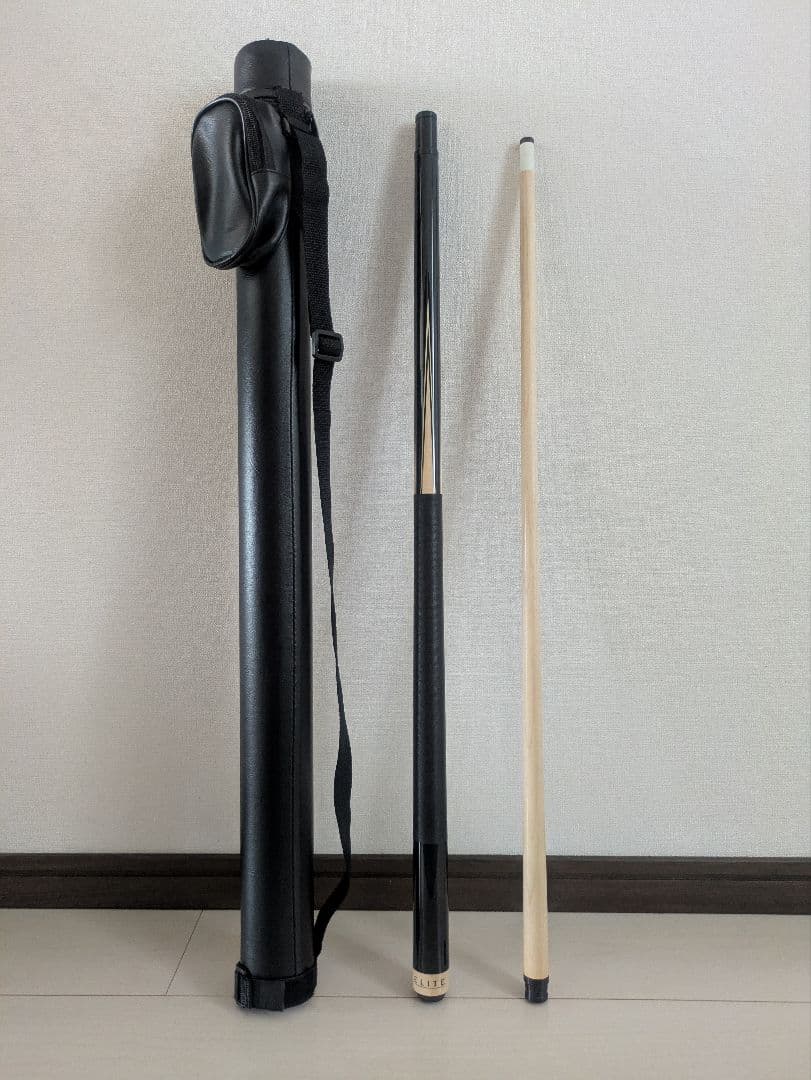 【美品】ELITE製/ビリヤードキュー/EP36/レザーケースセット