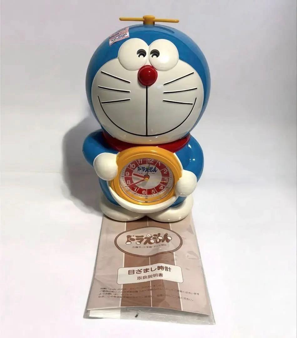 未使用 レトロ 当時物 ドラえもん 目覚まし アラーム 時計 大山のぶ代