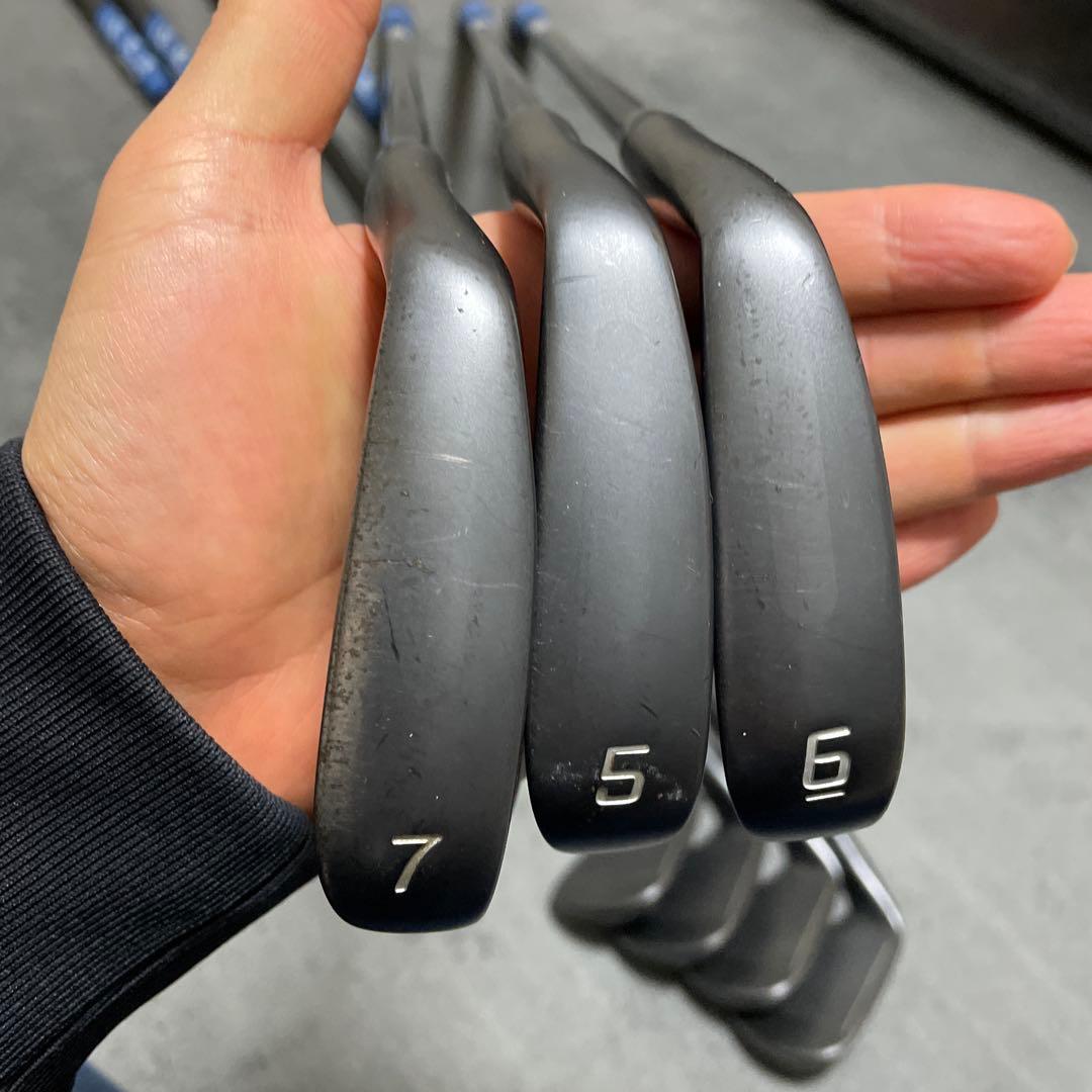 【コブラ/KING/ワンレングスアイアン】 限定ブラック black