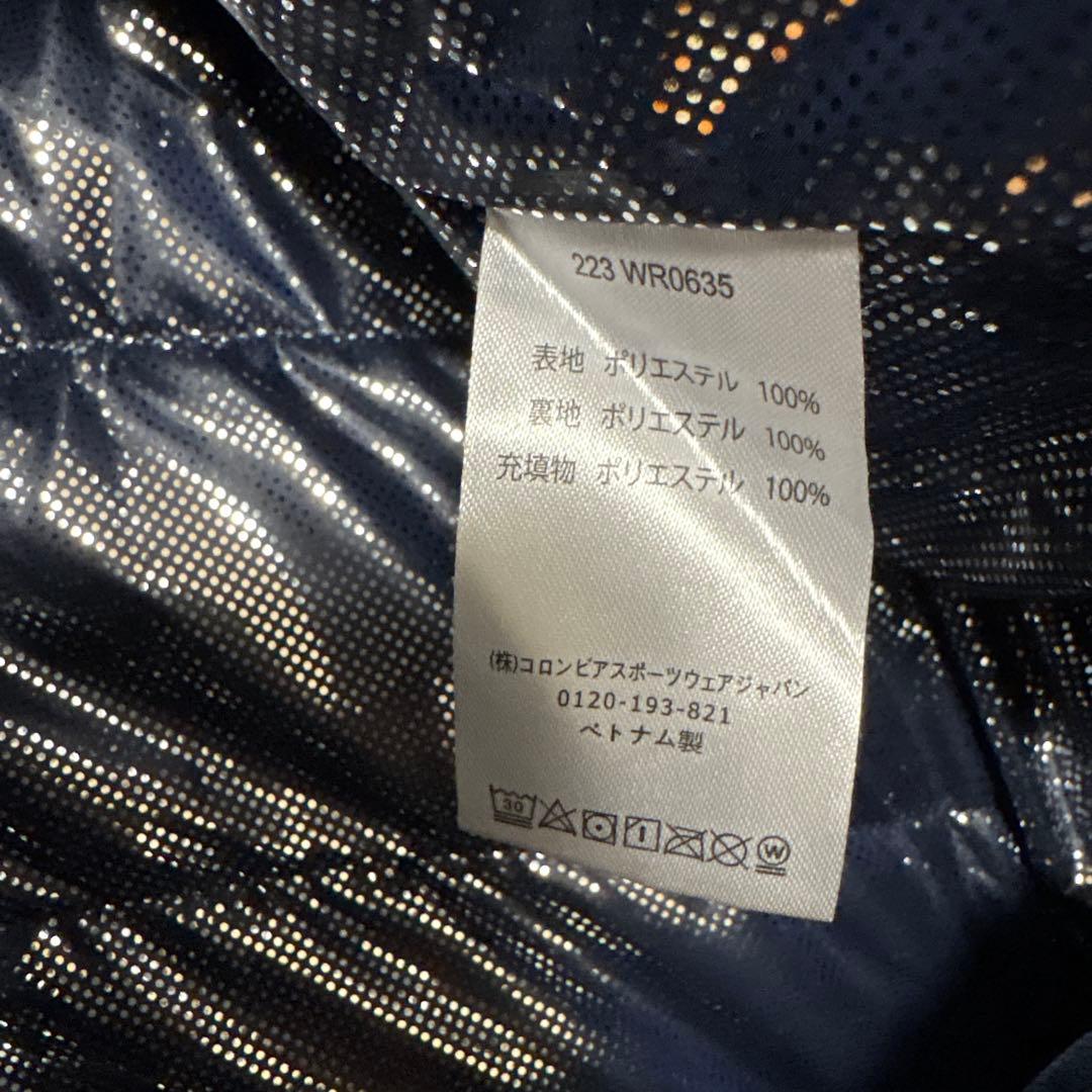 美品コロンビア防水透湿機能オムニテックColumbia3wayアウターM 濃紺