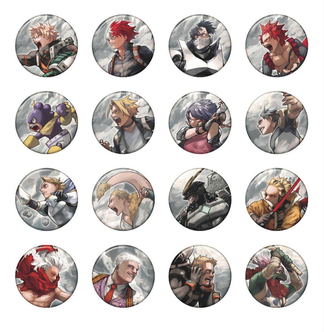 僕のヒーローアカデミア　原画展　コレクション缶バッジ　BOX SUPREME