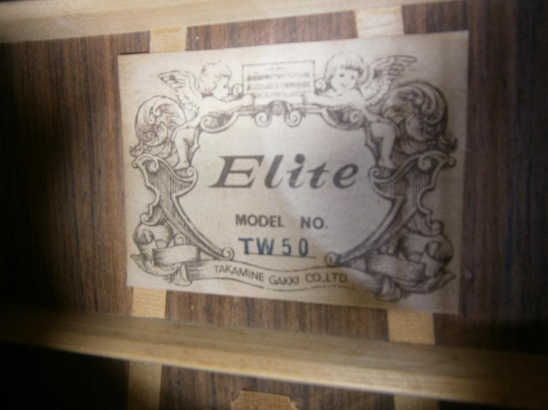 棚卸特価・エリートbyタカミネ＜TW-50＞70年代・日本製・高峰楽器製作