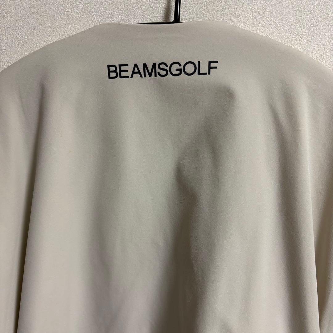 試着のみ ビームスゴルフ　BEAMS GOLF ノーカラーブルゾン　中綿入り
