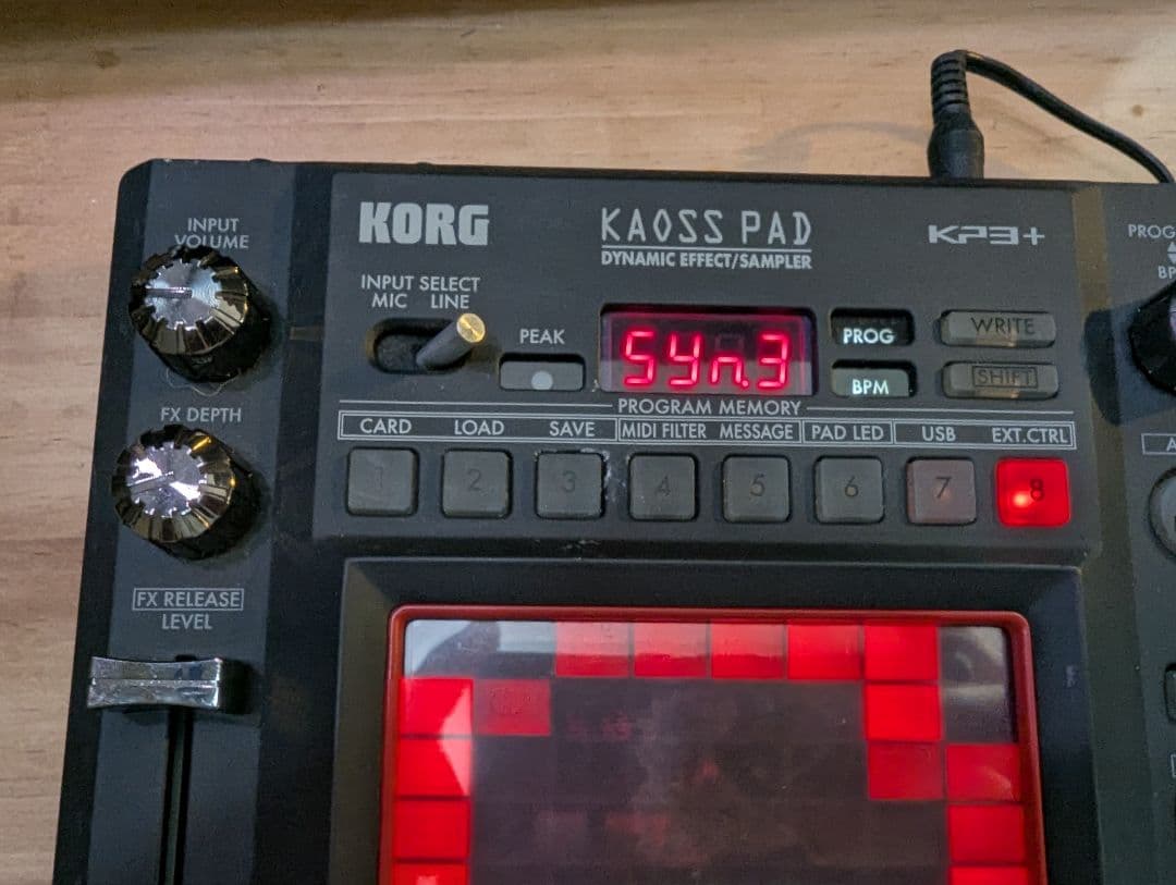 KORG KP3+ ダイナミックエフェクト/サンプラー