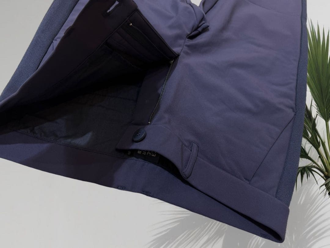 【新品】ムータマリン　暖パン　メンズ　ネイビー　Lサイズ