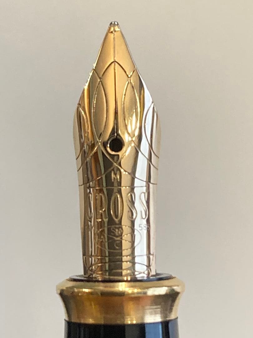 クロス　タウンゼント　万年筆　14金　ゴールド　cross gold USA