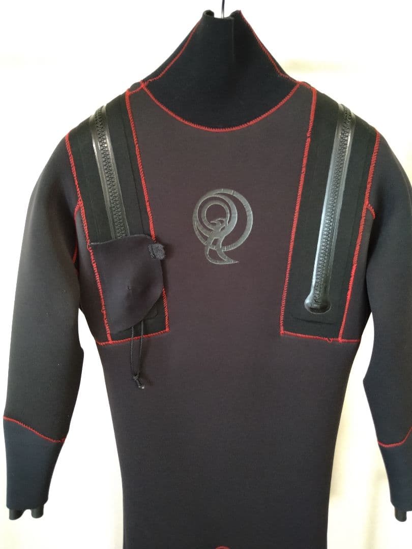 ★QUIVER 4mmドライスーツ セミドライ ウエットスーツ
