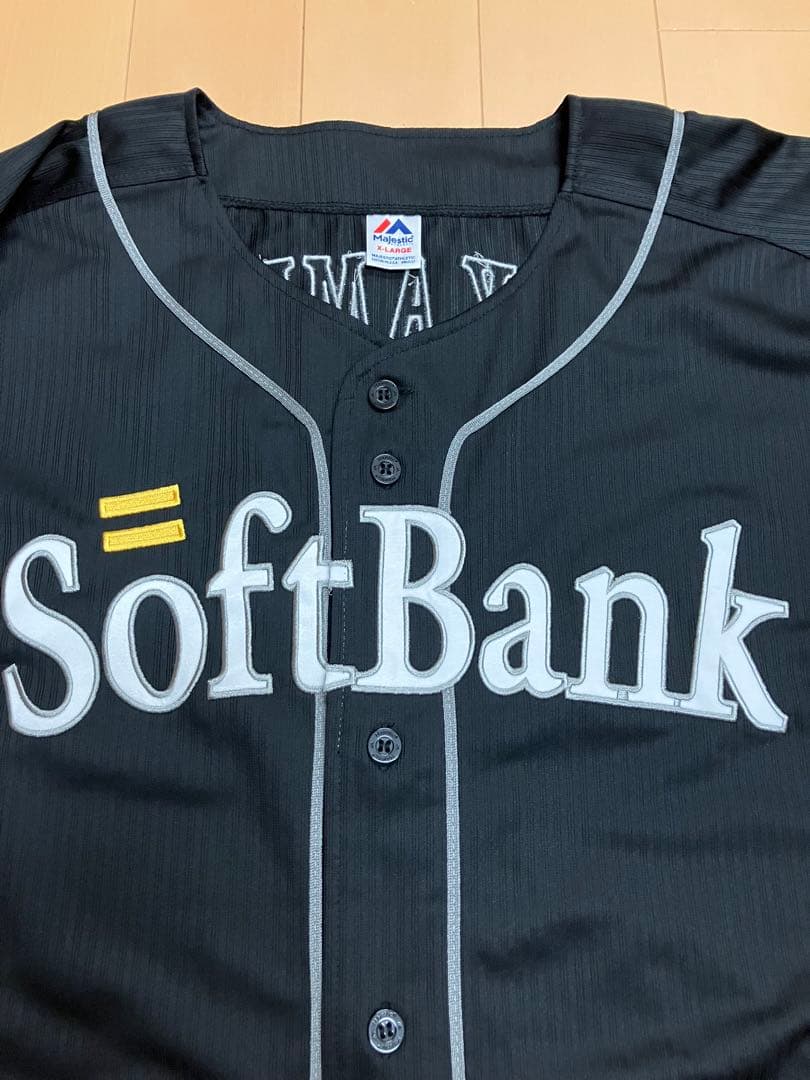 中村晃　ユニフォーム　福岡ソフトバンクホークス　レプリカ　ビジター　XL