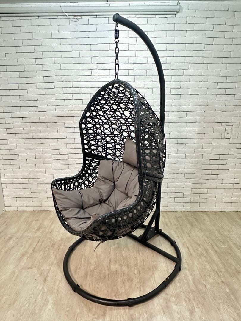 【東京都23区配送無料】ハンギング　チェア　たまご型　アウトドア　椅子　吊り下げ