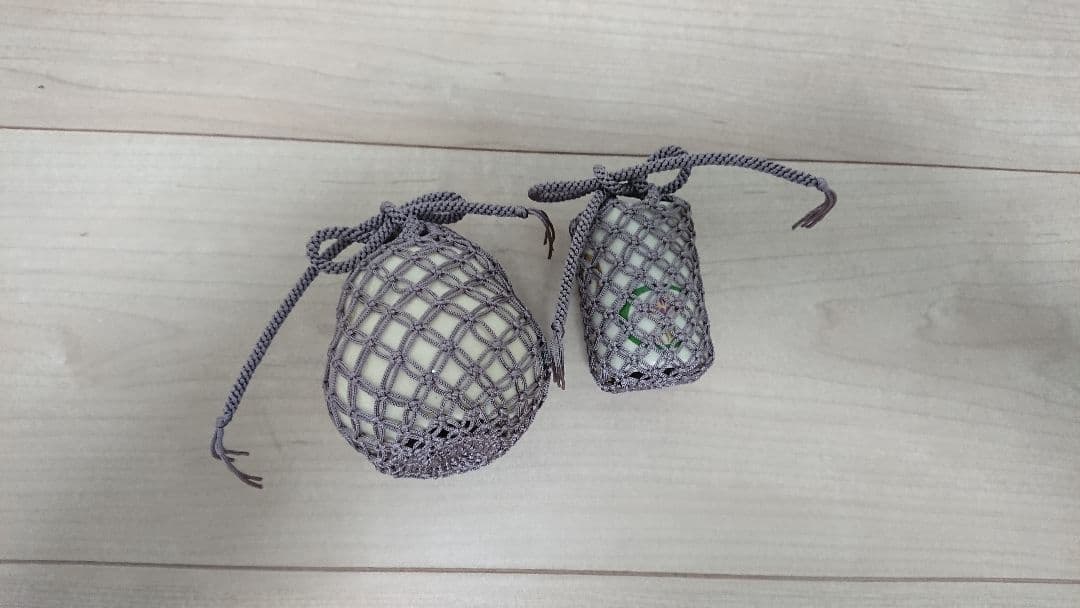 茶巾筒と振出の網袋85・86・87