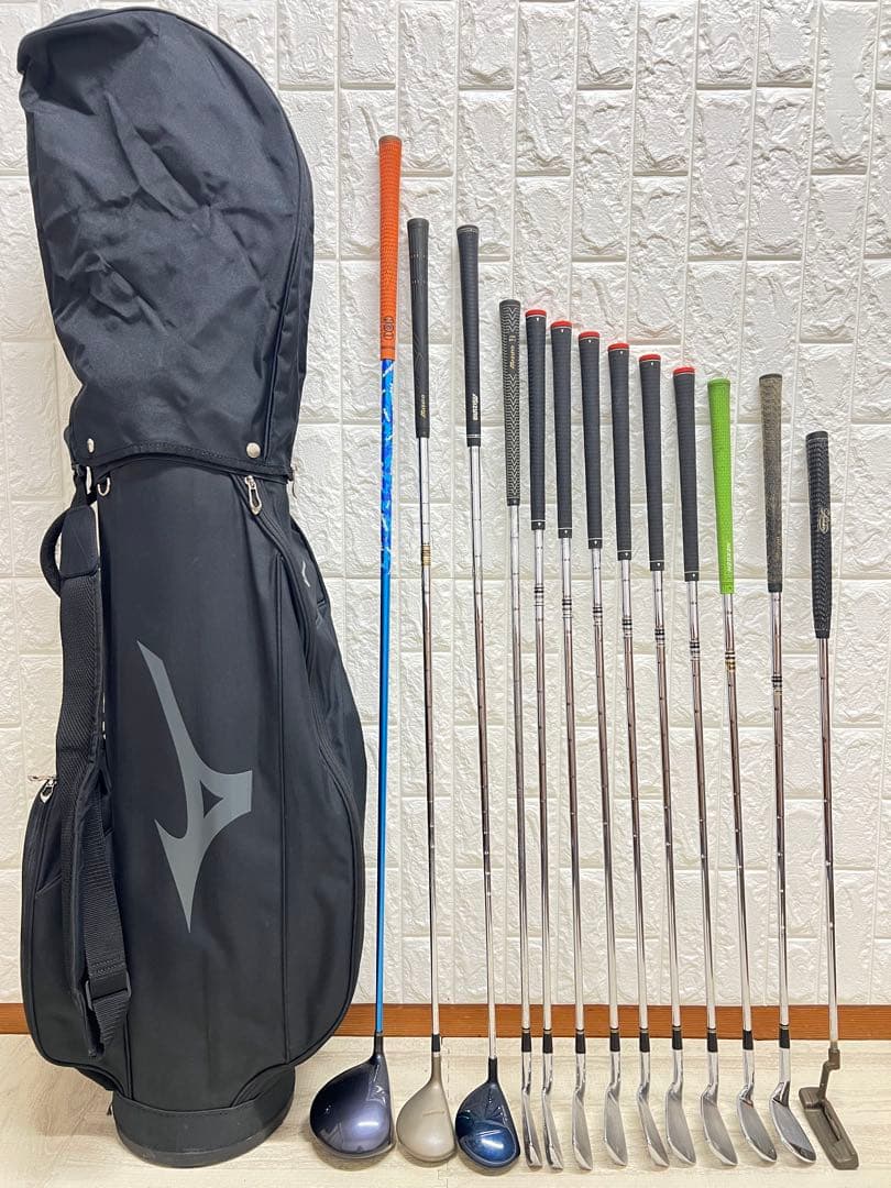 初心者おすすめ メンズ ゴルフクラブセット ミズノ キャディバック付