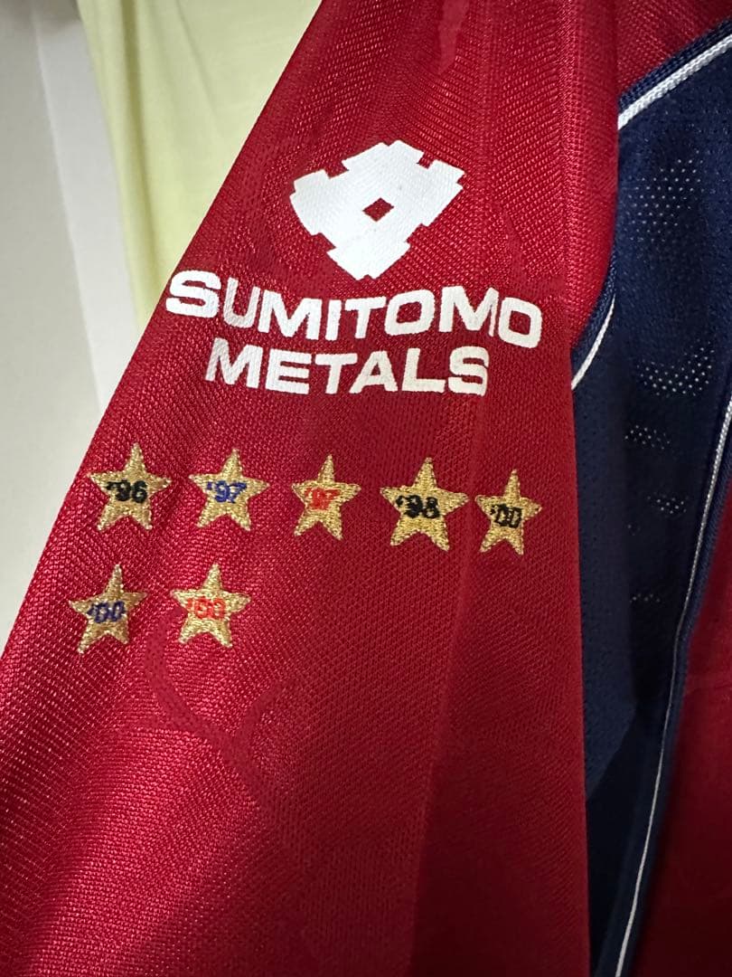 【支給品】チャンピオンシップ 鹿島アントラーズ 2001 1st ユニフォーム