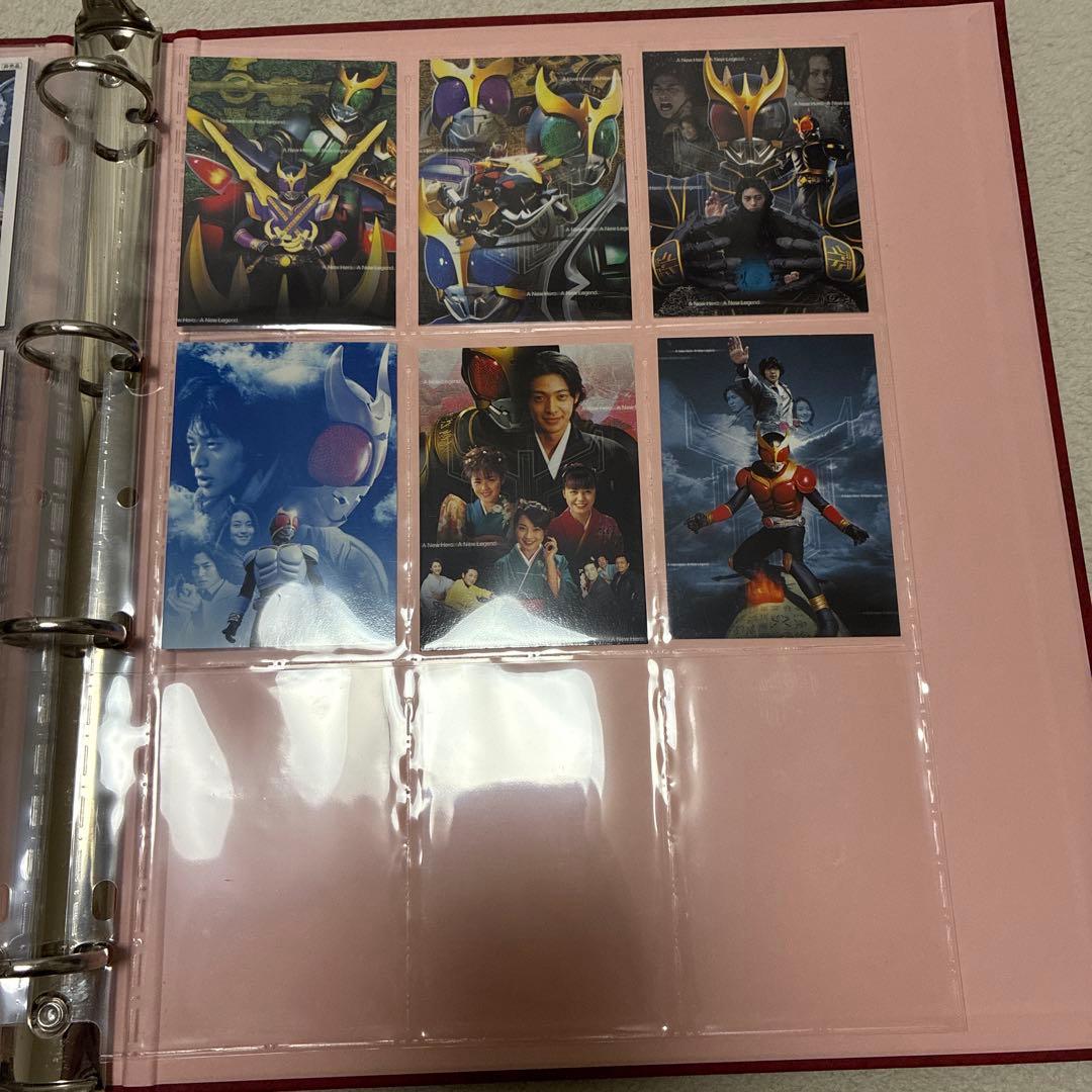 仮面ライダークウガ DVD全巻購入特典 特製カードフォルダとカードセット