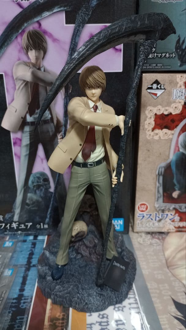 一番くじ　デスノート　夜神月　リューク　ラストワン賞　L　フィギュア　15種