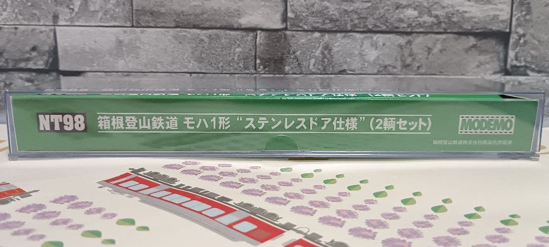 箱根登山鉄道 MODEMO モハ1形 ステンレスドア仕様 NT98 2両セット
