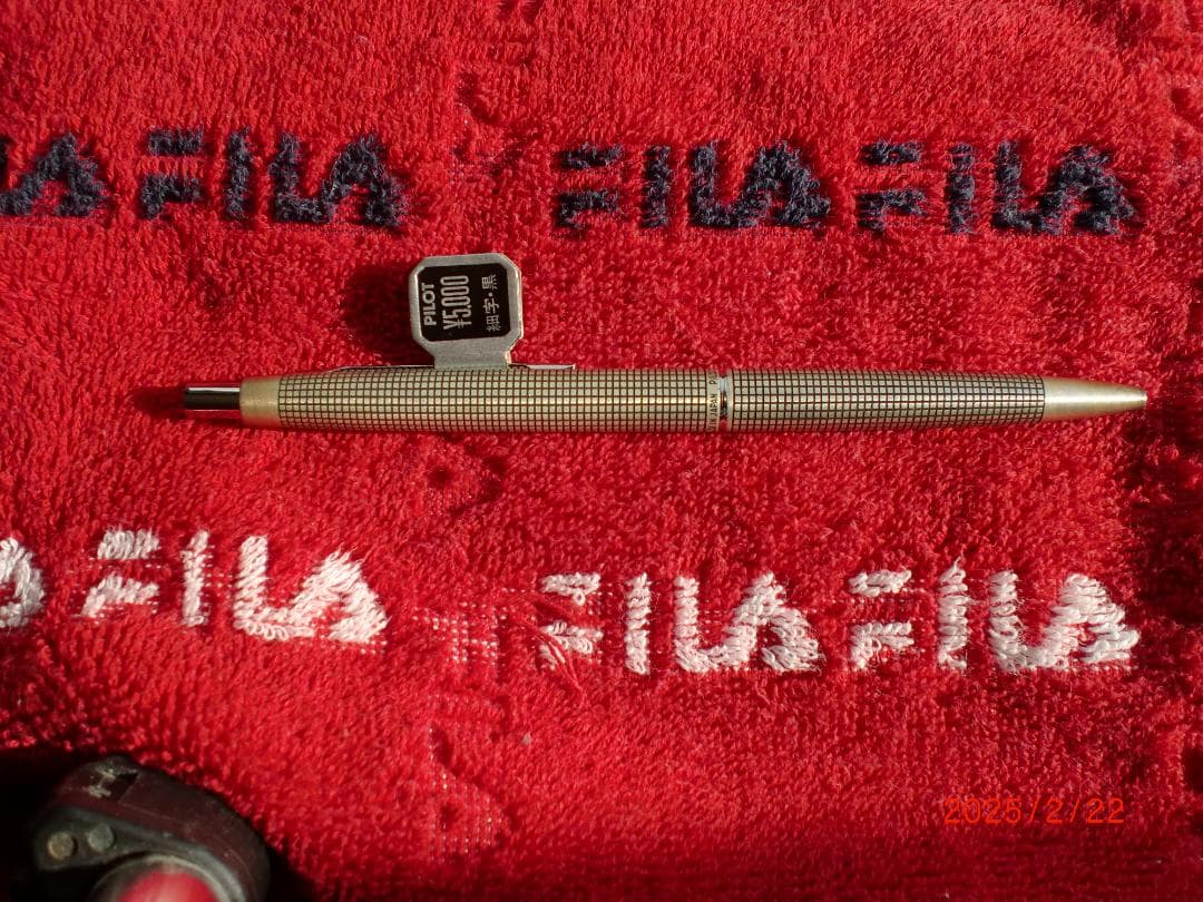 パイロット万年筆 エリート スターリングシルバー18K ホワイトゴールド