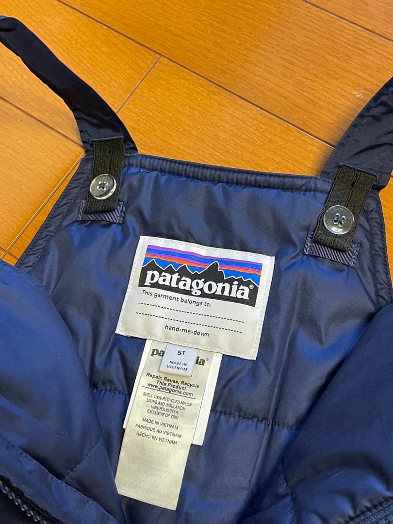 patagonia スノーウェア 5T ネイビー